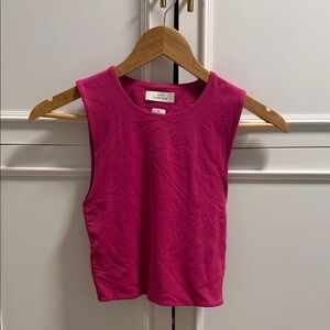 Dark pink babaton contour top